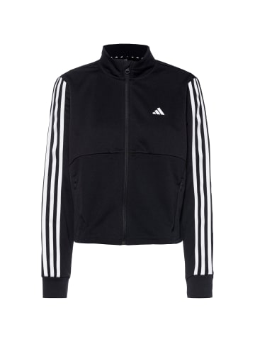 adidas Performance Funktionssweatshirt TRAIN ESSENTIALS 3-STREIFEN in black-white