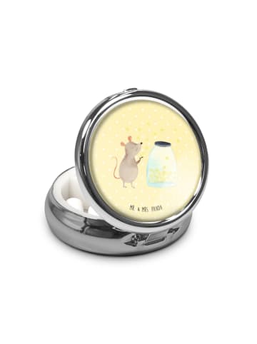 Mr. & Mrs. Panda Medikamentenbox Maus Sterne ohne Spruch in Gelb Pastell