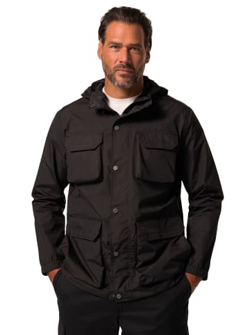 JP1880 Funktionsjacke in schwarz