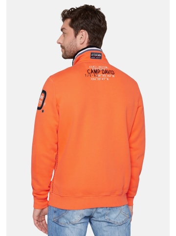 CAMP DAVID  Sweatjacke 'Alaska Ice Tour' in orange