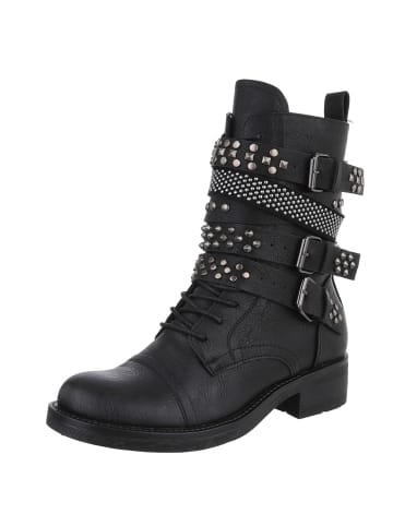 Ital-Design Stiefelette in Schwarz