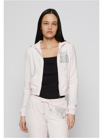 Juicy Couture Zip-Kapuzenpullover in cherry blossom