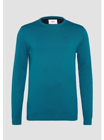 s.Oliver Strickpullover in 6471_azurblau