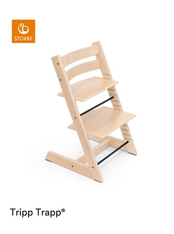 Stokke Mitwachsender Treppenhochstuhl Tripp Trapp® natur in Grau ab 0 Monate