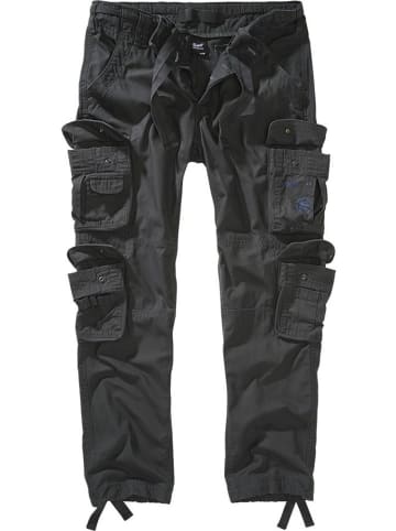 Brandit Cargohose "Pure Slim Fit Pants" in Grau