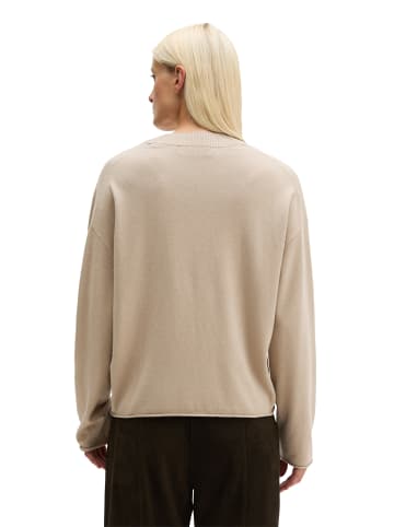 Marc O'Polo V-Neck-Pullover loose in Earthy Taupe