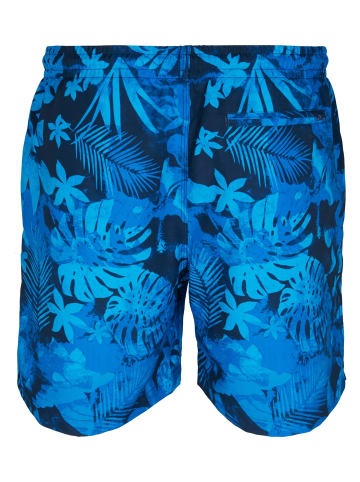 Urban Classics Badeshorts in blue flower