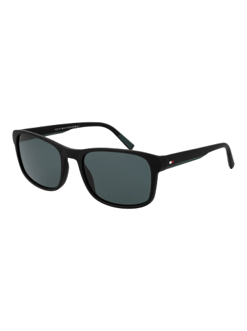 Tommy Hilfiger Männer Sonnenbrille Rechtwinklig Schwarz