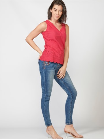 KOROSHI BLUSE in LOLLIPOP ROT