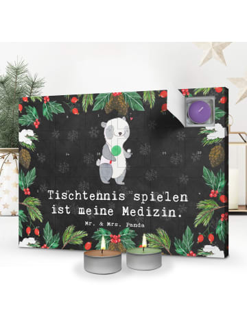 Mr. & Mrs. Panda Duftkerzen Adventskalender Panda Tischtennis mi... in Kreidetafel