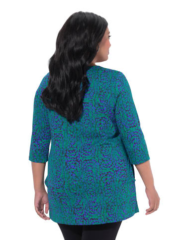 Ulla Popken Longshirt in azurblau