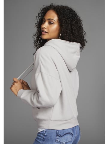 Kangaroos Kapuzensweatshirt in grau-weiß