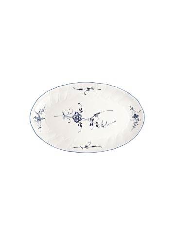 Villeroy & Boch Beilagenschale Vieux Luxembourg 24 x 15 cm weiß-blau in weiß-blau