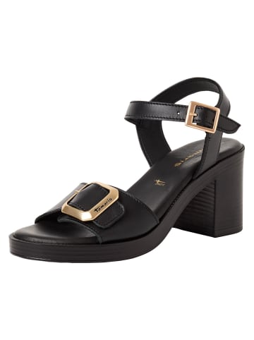 Tamaris Sandalette in BLACK LEATHER