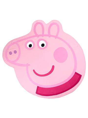 Peppa Pig Strand-/Badetuch Peppa Pig  - (D) 130 cm  in Rosa