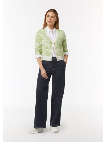 comma CI Strickjacke langarm in Weiß