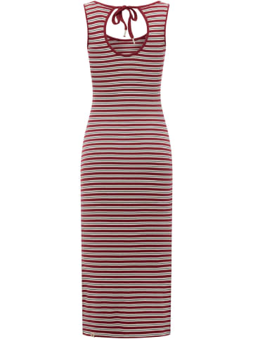 ragwear Shirtkleid Montyca Stripes YOUMODO in Burgundy