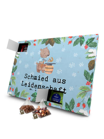 Mr. & Mrs. Panda Tee Adventskalender Schmied Leidenschaft mit Sp... in Eisblau
