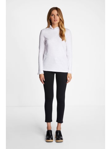 Rich & Royal Organic Slub Frill Longsleeve in White