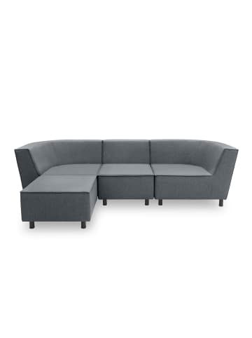58 aufm Kessel GARTENLOUNGE Set 3 Brandie 279x77x176 mit Outdoorbezug in dunkelgrau
