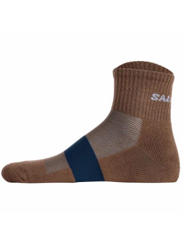 SALOMON Socken 2er Pack in Blau/Braun