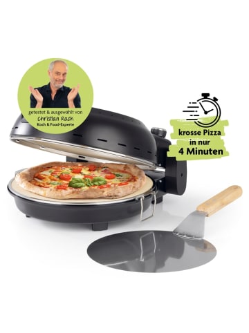 MAXXMEE Rachs KOCHWERK Pizza Maker inkl. herausnehmbarem Pizzastein & Pizza-Heber