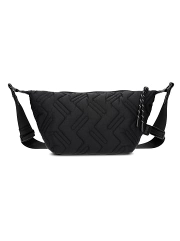 Zwei Cleo Umhängetasche 36 cm in black new