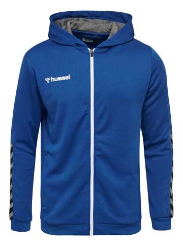 Hummel Hoodie Hmlauthentic Kids Poly Zip Hoodie in TRUE BLUE