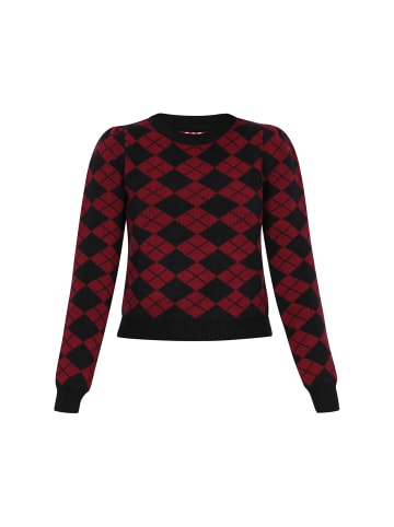 myMo ROCKS Sweater in black burgundy