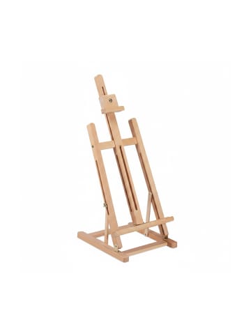 relaxdays Tischstaffelei in Natur - (B)29 x (H)98 x (T)32 cm
