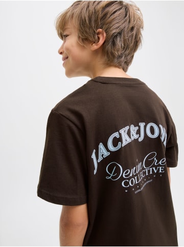 JACK & JONES Junior T-Shirt JJEBRANDES BACKP RELAXED TEE SS in delicioso