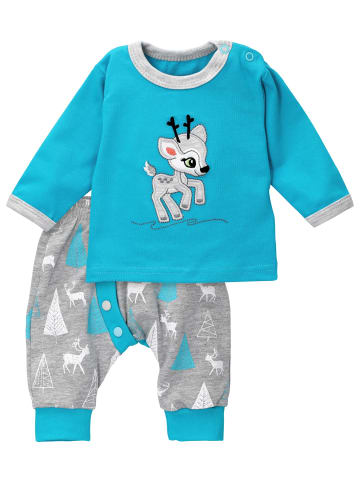 Koala Baby 2tlg Set Shirt + Hose Rentier - by Koala Baby in grau türkis