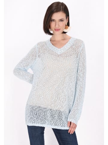 usha FESTIVAL Sweater in light blue multicolor