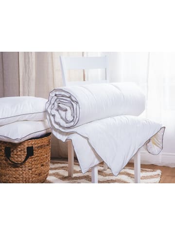 Beliani Bettdecke HOWERLA in Weiß - (W) 155 x (H) 2 x (L) 220 cm