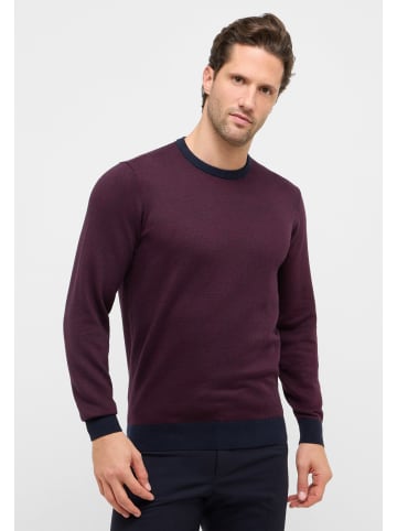 Eterna Strick Pullover in weinrot