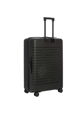 BRIC`s BY Ulisse - 4-Rollen-Trolley L 79 cm erw. (olive) in schwarz