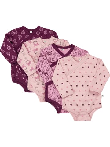 Pippi Babywear Kinder Langarmbody in Lila
