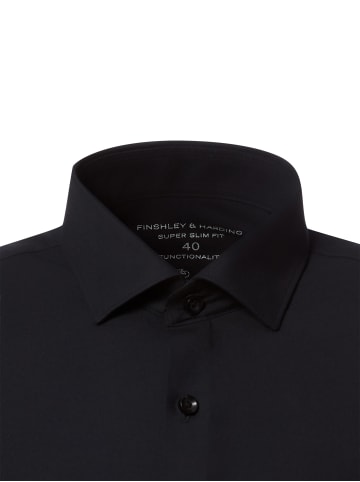 Finshley & Harding Hemd in schwarz