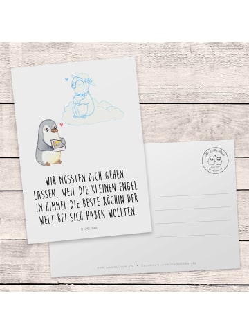 Mr. & Mrs. Panda Trauerspruchkarte Trauer Oma mit Spruch in Weiß