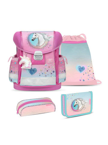 Belmil Classy Dreams Hooves - Pinky Schulranzen Set 4 teilig 