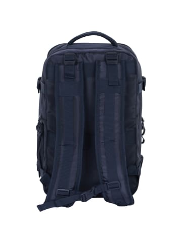 Nasa Rucksack Logoprint in blau
