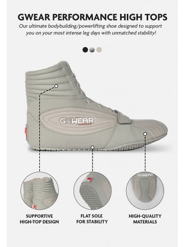 Gorilla Gwear Performance High Tops – Schwarz