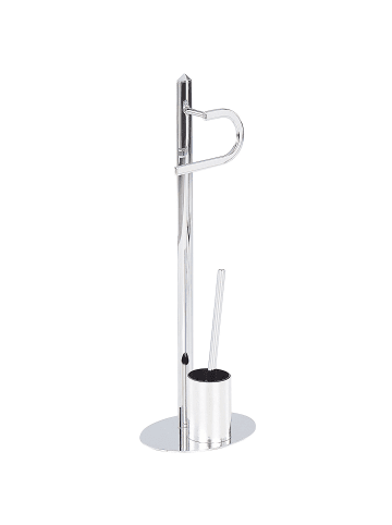 Beliani 2-tlg Toilettenbürste SARTO in Silber