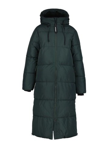 Icepeak Langer Stepp-Funktionsmantel Addia in Dunkel Grün
