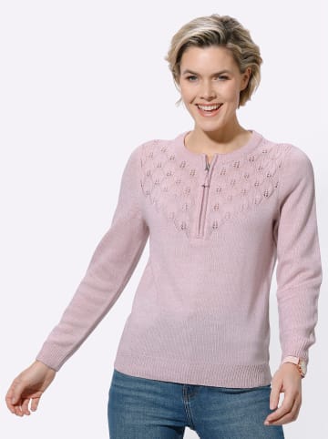 WITT WEIDEN Pullover in rosé-meliert