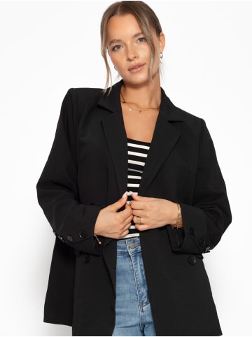 SASSYCLASSY Oversize Blazer in Schwarz