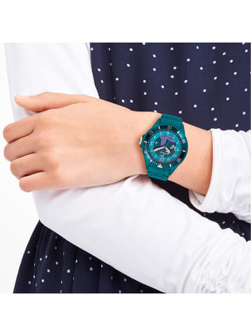 s.Oliver Armbanduhr Schmetterling in türkis