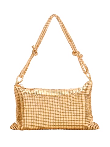 faina Women Handbag in Gold