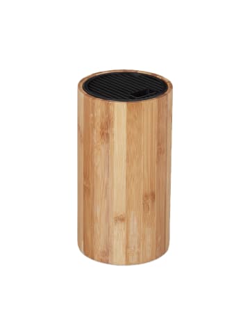 Messerblock in Natur - (H)23 x Ø 12,5 cm