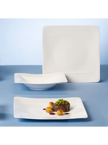 Villeroy & Boch 12er Set Tafelservice Modern Grace weiß in weiß